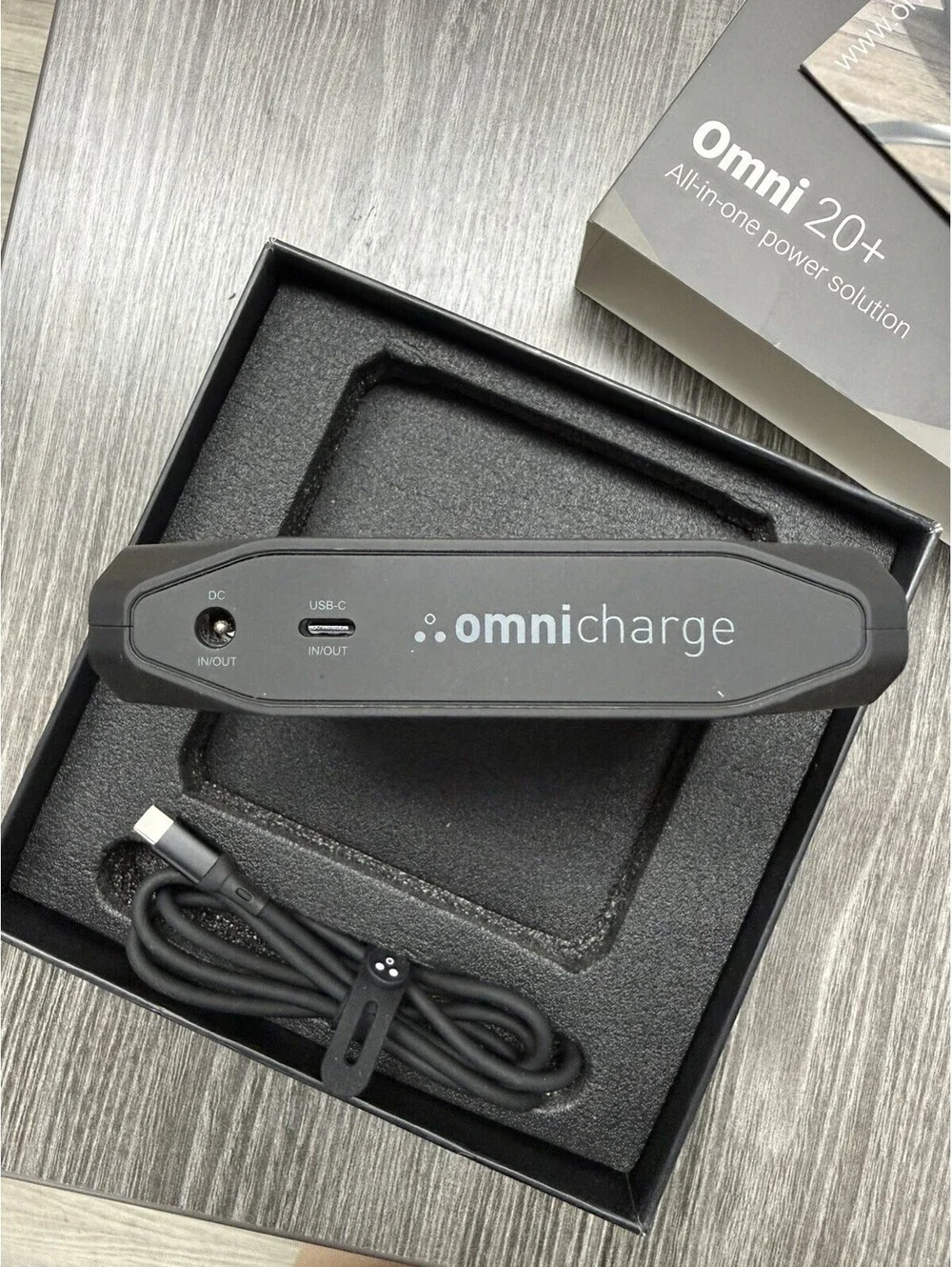 Omnicharge Omni 20+ 71Wh 100W Portable Power Bank AC USB-C